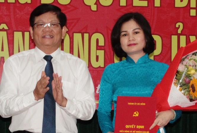 Nữ bí thư quận ủy làm Trưởng ban Nội chính Đà Nẵng Bà Lê Thị Mỹ Hạnh vừa được bổ nhiệm làm Trưởng ban Nội chính Thành ủy Đà Nẵng