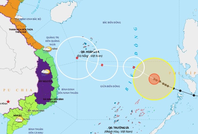 Khẩn cấp ứng phó với bão số 8 giật cấp 14 trên biển Đông Theo dự báo, khả năng bão số 8 sẽ suy yếu dần trên biển do tác động của không khí lạnh