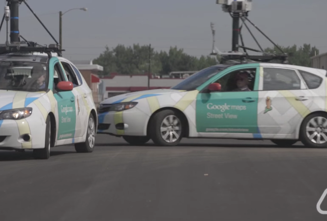 Xe Street View của Google phát hiện ô nhiễm Những chiếc xe của Google được trang bị cảm biến môi trường của Aclima.