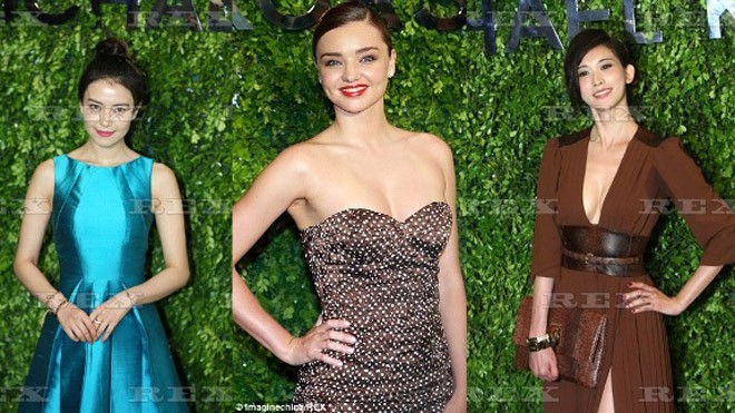 Miranda Kerr đẹp “lấn át” Cao Viên Viên, Lâm Chí Linh Miranda Kerr đẹp “lấn át” Cao Viên Viên, Lâm Chí Linh