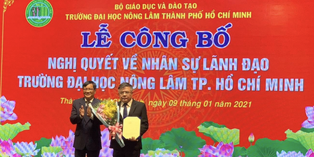 PGS.TS Huỳnh Thanh Hùng làm quyền hiệu trưởng Trường ĐH Nông Lam TPHCM PGS- TS Huỳnh Thanh Hùng làm quyền hiệu trưởng Trường ĐH Nông Lam TPHCM (ảnh A.T)