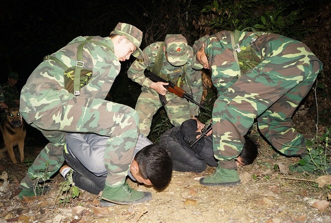 Bộ đội Biên phòng đấu tranh thành công 120 chuyên án BĐBP Lạng Sơn bắt tội phạm buôn lậu trên biên giới. Ảnh: Nguyễn Minh