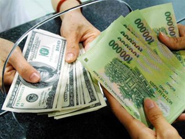 Tỷ giá trung tâm giảm 4 phiên liên tiếp Tỷ giá trung tâm giảm 4 phiên liên tiếp. ảnh minh hoạ