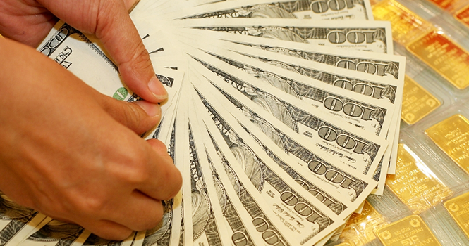 Giá vàng và USD đồng loạt giảm giá Giá vàng và USD đồng loạt giảm giá, ảnh minh hoạ
