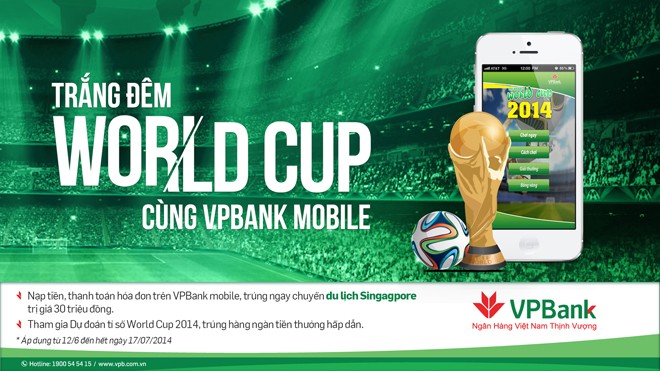 Dự đoán World Cup, trúng thưởng ngân hàng Dự đoán World Cup, trúng thưởng ngân hàng