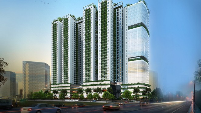 Cất nóc dự án xanh EcoLife Capitol ngày 10/10 Cất nóc dự án xanh EcoLife Capitol ngày 10/10