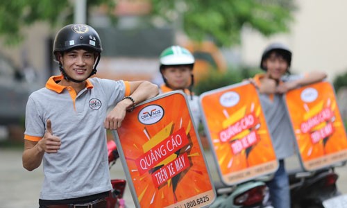 Startup Việt giúp người đi xe máy 'sinh lời' trên phố Startup Việt giúp người đi xe máy 'sinh lời' trên phố