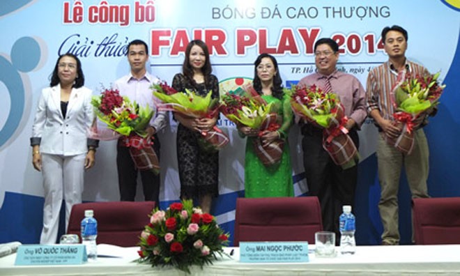 Công bố giải thưởng Fair-play 2014 Công bố giải thưởng Fair-play 2014