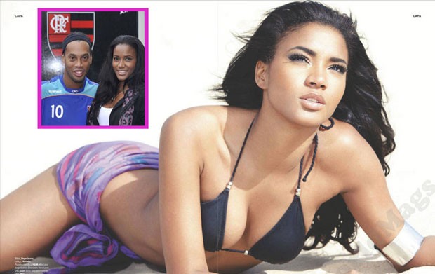 Hoa hậu Hoàn vũ hé lộ bí mật của Ronaldinho Leila Lopes từng từ chối tình cảm của Ronaldinho
