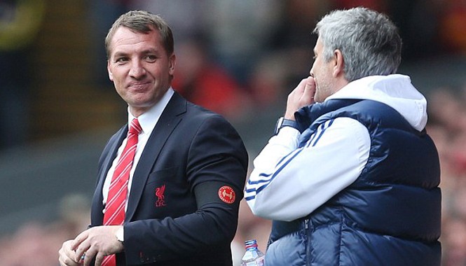 Mourinho lớn tiếng gọi HLV Liverpool là 'kẻ hèn nhát' Mourinho cay cú khi Rodgers buông trận đấu với Real Madrid