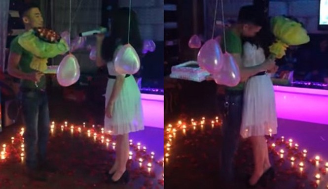 Cô gái 9x tỏ tình 'Em có đồng ý làm người yêu chị không?' Khoảnh khắc tỏ tĩnh lãng mạn mà Thanh Hằng dành cho Tuấn Anh.
