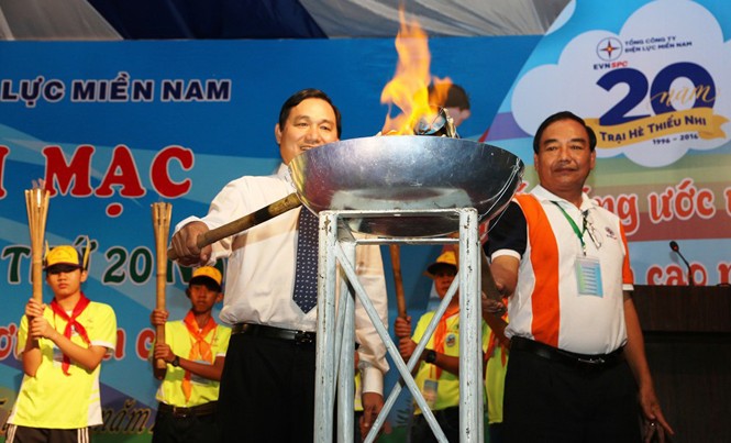 Khai mạc Trại hè thiếu nhi điện lực miền Nam 2016 Khai mạc Trại hè thiếu nhi điện lực miền Nam 2016