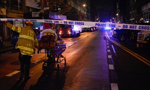 Sau vụ đánh bom, New York phát hiện thêm thiết bị nổ Cảnh sát phong tỏa hiện trường vụ nổ ở Chelsea, Manhattan, New York. Ảnh: Reuters.