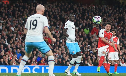 Vùi dập West Ham, Arsenal tìm lại niềm vui chiến thắng Vùi dập West Ham, Arsenal tìm lại niềm vui chiến thắng