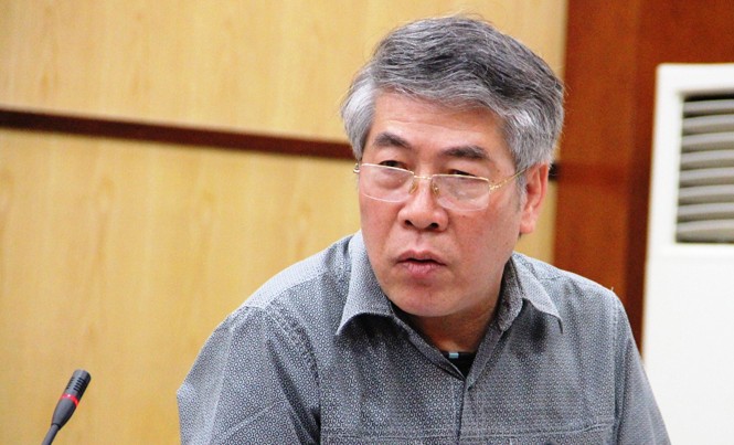 Liên quan vụ bà Quỳnh Anh: Cải chính là cải chính gì? Ông Nguyên Minh Huân, Phó giám đốc Sở Xây dựng trả lời tại cuộc họp báo.