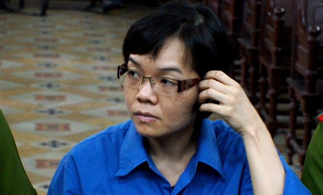 Tòa chưa xử được vụ 'siêu lừa' Huỳnh Thị Huyền Như Huỳnh Thị Huyền Như trong một lần hầu tòa. Ảnh: Tân Châu.