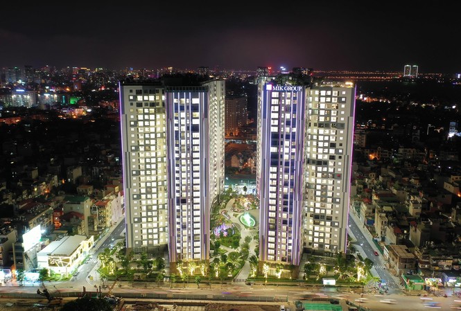 Vì sao các dự án của MIKGroup tại Hà Nội hút khách? Imperia Sky Garden đang trong giai đoạn hoàn thiện những công đoạn cuối cùng.