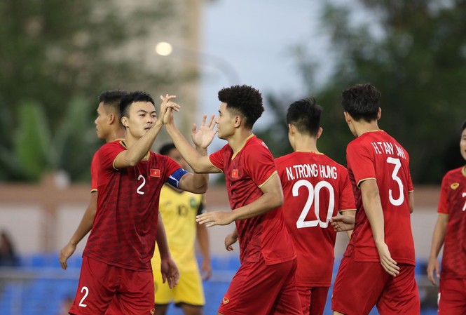 U22 Việt Nam thắng đậm Brunei, vì sao ông Park chưa muốn ăn mừng? U22 Việt Nam chạy đà cho SEA Games 30 bằng chiến thắng 6-0 trước U22 Brunei.