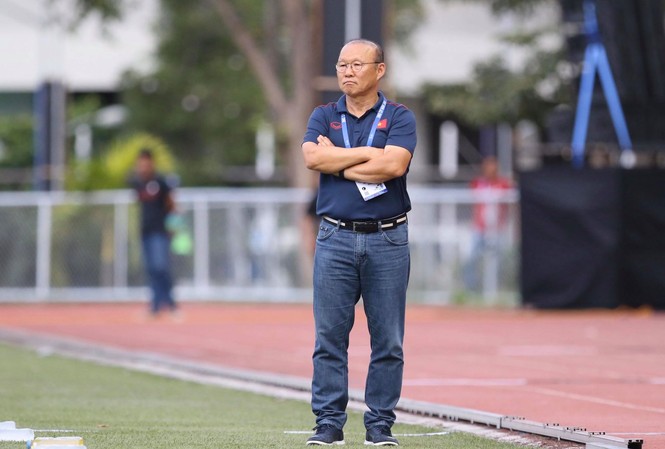 HLV Park Hang Seo: 'U22 Việt Nam không nên vui mừng sớm' HLV Park Hang Seo: 'U22 Việt Nam không nên vui mừng sớm'