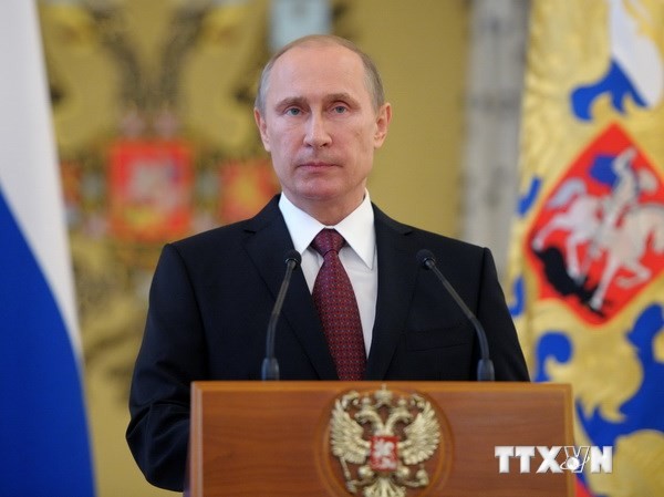 Bản tin 20H: Nga không cho phép NATO hiện diện tại Sevastopol Tổng thống Nga Vladimir Putin. (Ảnh: AFP/TTXVN)