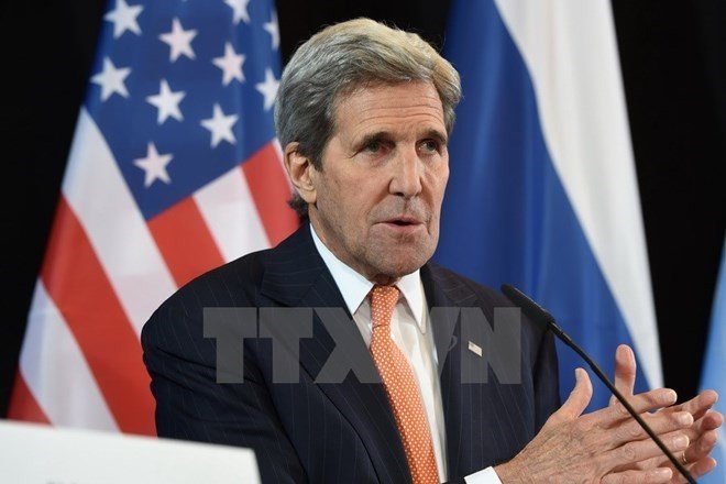 Bản tin 14H: Ngoại trưởng Mỹ cảnh báo cơ hội cuối cho Syria Ngoại trưởng John Kerry. Nguồn: AFP/TTXVN.
