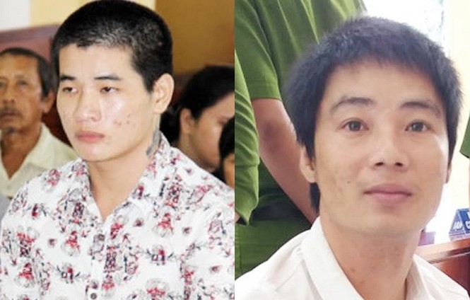 Vừa ra tù đã giở thói côn đồ đâm chết người Hai bị cáo tại phiên tòa