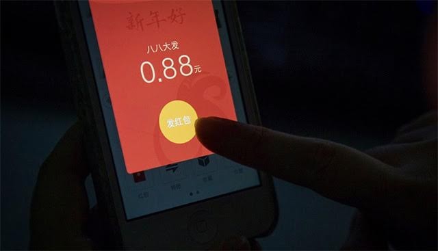 Xu hướng tặng bao lì xì qua mạng ở Trung Quốc tăng đột biến Ảnh: Dịch vụ chuyển tiền lì xì qua mạng ngày càng phổ biến ở Trung Quốc