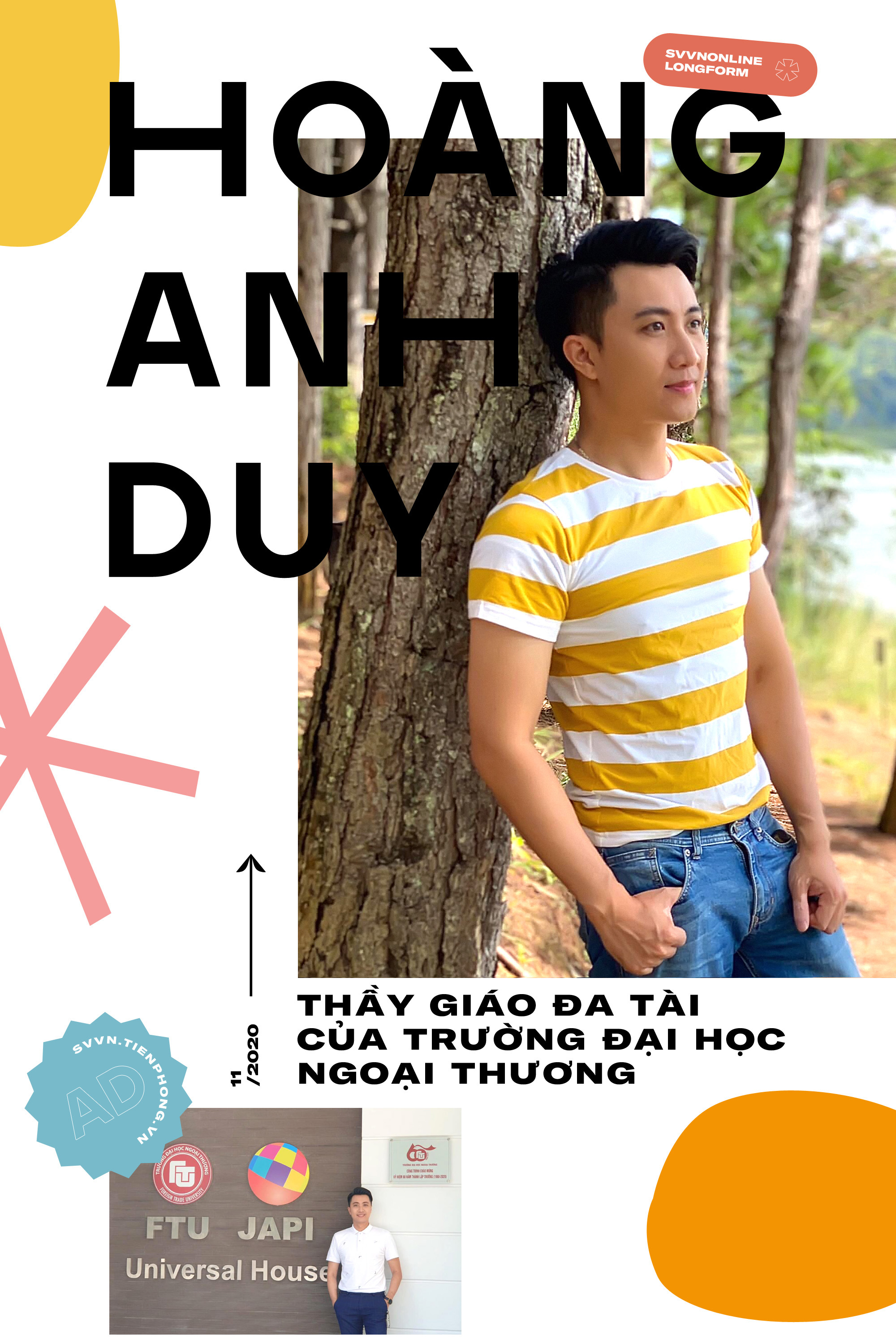 Hoàng Anh Duy- Thầy giáo đa tài của trường Đại học Ngoại thương Hoàng Anh Duy- Thầy giáo đa tài của trường Đại học Ngoại thương