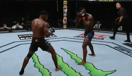 Bị túm chân, võ sĩ quay lưng tung cú đá knock-out đối thủ