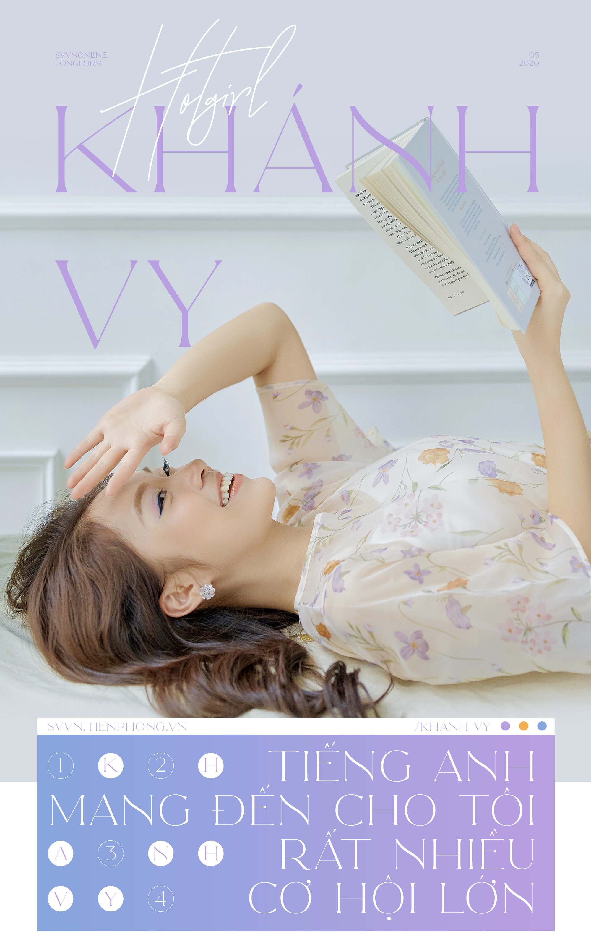 Hotgirl Khánh Vy: Tiếng Anh mang đến cho tôi rất nhiều cơ hội lớn Hotgirl Khánh Vy: Tiếng Anh mang đến cho tôi rất nhiều cơ hội lớn