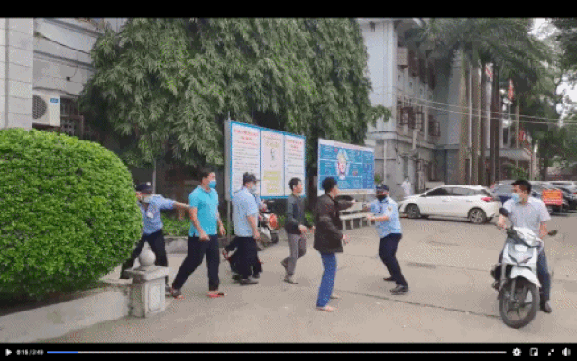 Nhóm bảo vệ 'hỗn chiến' với người dân trong bệnh viện ảnh 1