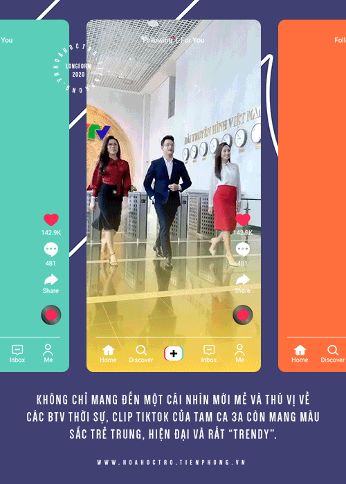 Tam ca 3A: Xóa bỏ hình tượng khô cứng, hội BTV Thời sự mặn mà buôn “muối” qua TikTok ảnh 5