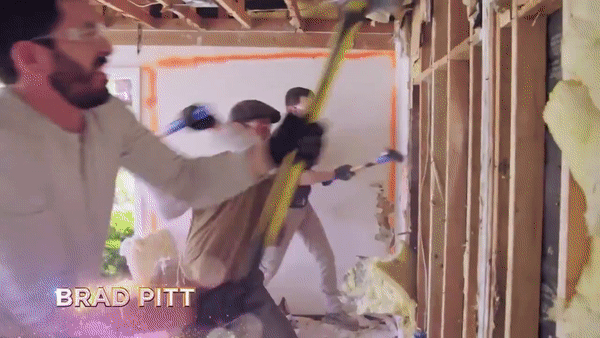Brad Pitt rơi nước mắt khi sửa xong nhà cho bạn cũ để tri ân