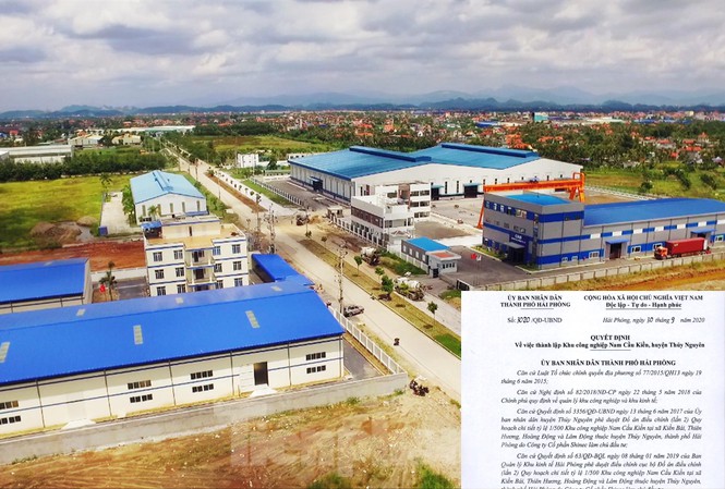 Hải Phòng rốt ráo cấp phép cho các khu công nghiệp còn thiếu giấy phép Sau 12 năm được cấp giấy chứng nhận đầu tư, đến 30/9/2020 KCN Nam Cầu Kiền đã được cấp quyết định thành lập