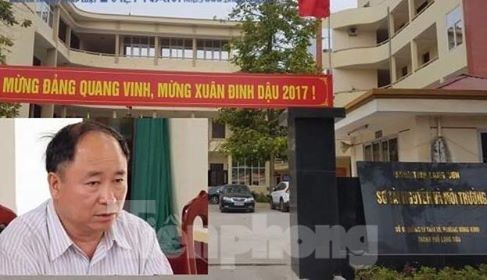 Khởi tố bị can, bắt tạm giam Phó giám đốc Sở TN&MT tỉnh Lạng Sơn Ông Duyệt (ảnh nhỏ) đã có nhiều sai phạm khi giữ vai trò Trưởng ban quản lý các dự án đầu tư Sở TN &MT tỉnh Lạng Sơn (ảnh lớn) .Ảnh: PL