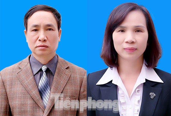 Vì sao vụ gian lận điểm thi ở Hà Giang bị dừng xét xử? Các bị can Phạm Văn Khuông và Triệu Thị Chinh.