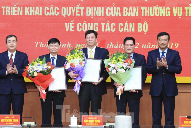 Tỉnh Thái Bình điều động, luân chuyển, bổ nhiệm nhiều cán bộ chủ chốt Tỉnh Thái Bình điều động, luân chuyển, bổ nhiệm hàng loạt cán bộ chủ chốt - Ảnh: Hoàng Long