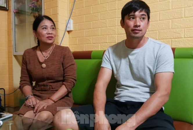 Đề nghị truy tố Đường 'Nhuệ' trong vụ đánh người tại trụ sở công an phường Bà Đinh Thị Lý và con trai tố cáo bị Đường "Nhuệ" và đàn em đánh tại trụ sở Công an phường Trần Lãm - Ảnh: Hoàng Long