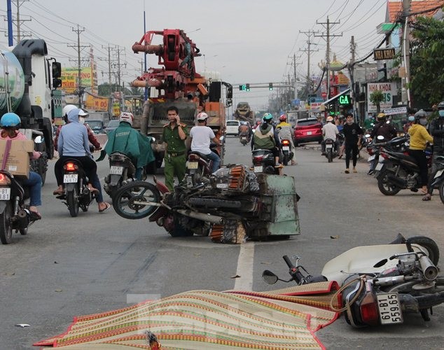 Tai nạn liên hoàn trên quốc lộ 13 làm 1 người tử vong tại chỗ - ảnh 2