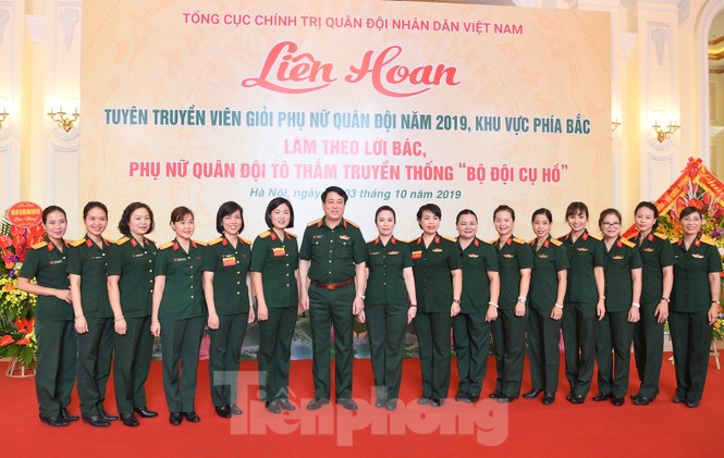 ‘Bóng hồng’ Quân đội thi tài Tuyên truyền viên giỏi - ảnh 5