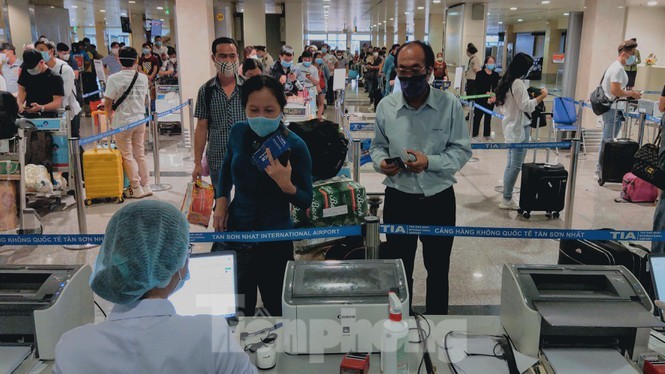 TPHCM lấy mẫu xét nghiệm toàn bộ nhân viên sân bay Tân Sơn Nhất - ảnh 1
