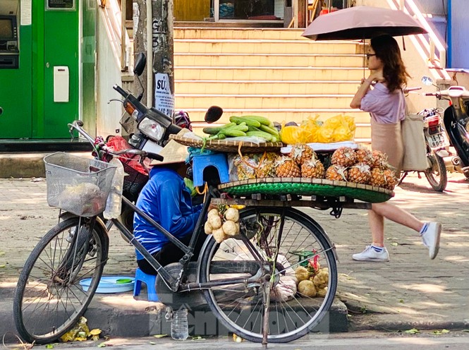 “Săn bóng râm” tranh thủ chợp mắt giữa trưa nắng Hà Nội - ảnh 5