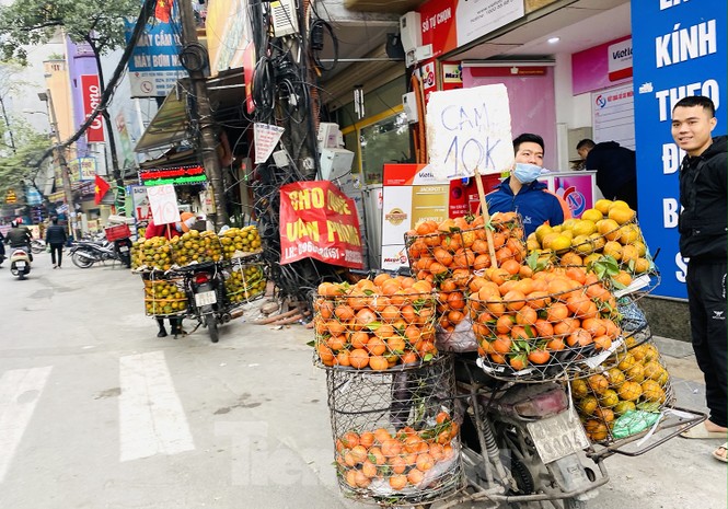 Hà Nội tái diễn 'chợ cóc' tự phát khi Tết Nguyên đán cận kề - ảnh 5