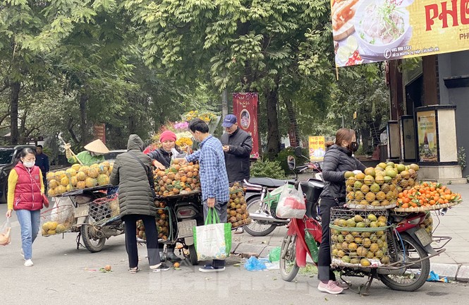 Hà Nội tái diễn 'chợ cóc' tự phát khi Tết Nguyên đán cận kề - ảnh 2