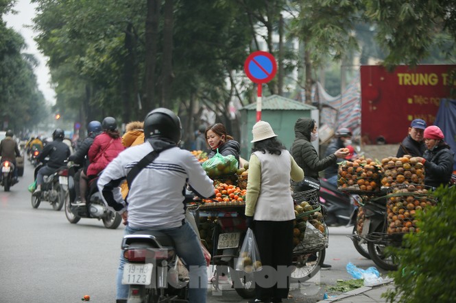 Hà Nội tái diễn 'chợ cóc' tự phát khi Tết Nguyên đán cận kề - ảnh 8