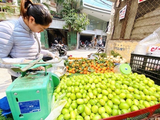 Hoa quả giá rẻ không rõ nguồn gốc bày bán ngập phố Hà Nội - ảnh 10