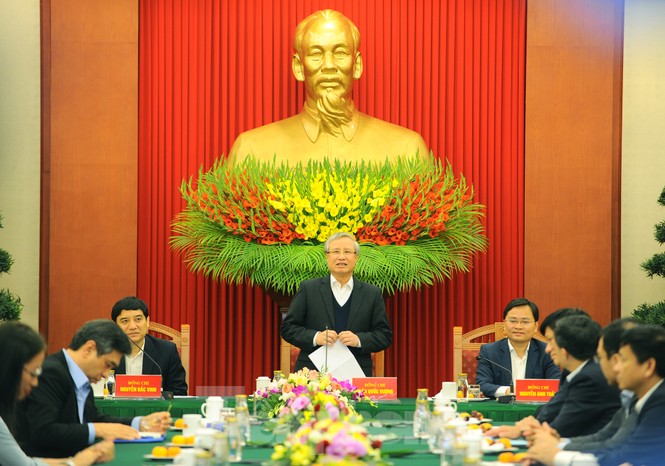 Thường trực Ban Bí thư Trần Quốc Vượng gặp mặt thầy thuốc trẻ tiêu biểu - ảnh 1