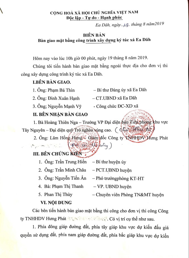 Nhận mặt bằng xây Ký túc xá cho trò nghèo vùng sâu Tây Nguyên - ảnh 6