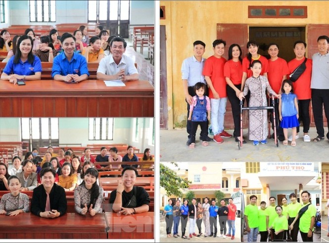 Thanh niên Bình Phước cùng văn nghệ sĩ vượt nghìn dặm cứu trợ cô, trò vùng lũ - ảnh 3