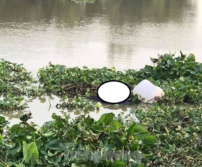 Phát hiện thi thể nữ giới buộc vào can nhựa trôi trên sông - ảnh 1
